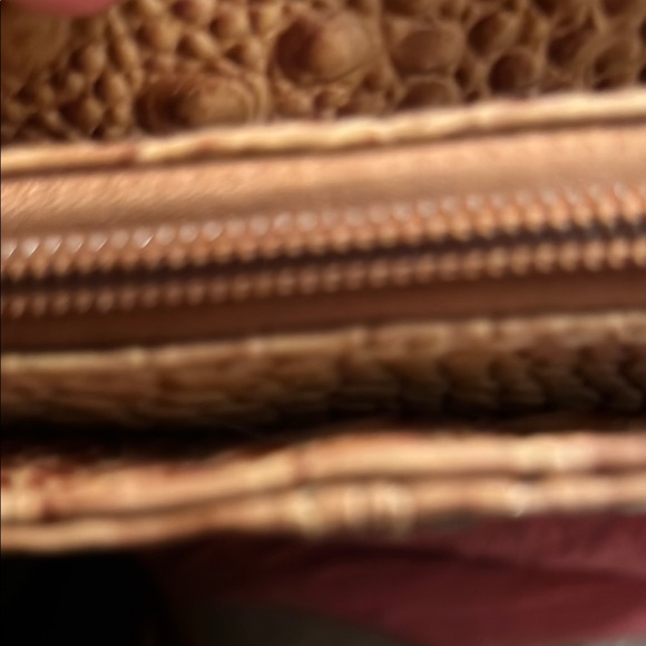 Marc Fisher Brown Crocodile Embossed Tote - Picture 13 of 13